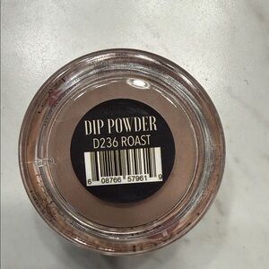 Roast Dip Powder Nail D236 - Cream/Brown Nail Color